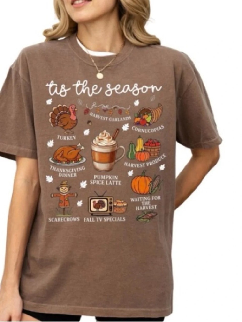 Comfort Colors Espresso Tis The Season Graphic Tee